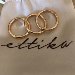 Ettika Gold Ring Set